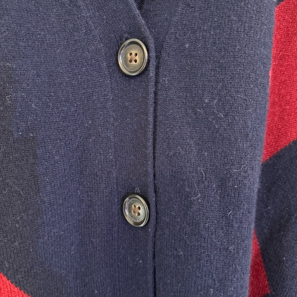 J. Crew Women's 100% Cashmere Dark Blue Cardigan Sweater Size S - Picture 3 of 9